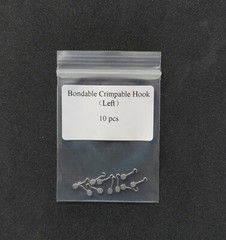 10Pcs Dental Orthodontic Bondable Crimpable Hooks Surgical Long Hook Right/Left