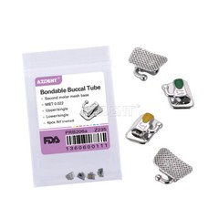 Dental Orthodontic Buccal Tubes 1st 2nd Molar Roth MBT 022 Bondable Non-Conv