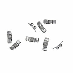 Dental Orthodontic Lingual Sheath Button Left/Right/No Hook Stainless Steel
