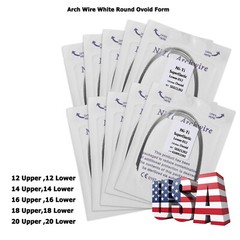 10 packs Dental Ortho Braces Mini/Standard Roth 022 Hook 345 / NITI Arch Wires