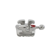 Dental Orthodontic Bracket Metal Mini Brace Roth MBT 022 345 Sandblasted Galaxy
