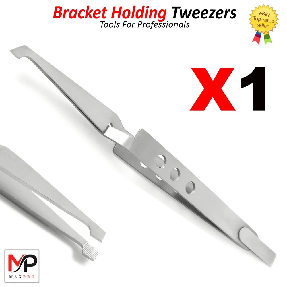 Dental Direct Bracket Holder Orthodontic Self Close Reverse Action Tweezer