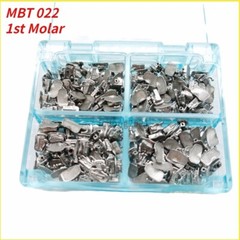 50Sets Dental Orthodontic Buccal Tube 1st Molar MBT 0.022 Single Mesh Base U1L1