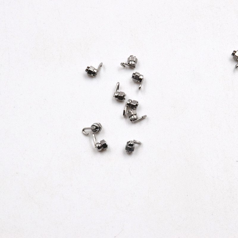 Dental High Quality Activity Crimpable Stop Locks Left Removable Steel Kit Hooks