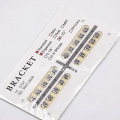 Dental Ortho Brackets Braces Metal 0.22” Slot Standar Edgewise No/ 3 /345 Hooks