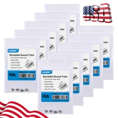 AZDENT Dental Orthodontic 1st Molar Buccal Tubes Bondable Non-Conv Roth /MBT.022
