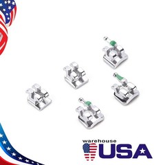10 Packs Dental Orthodontic Braces Brackets Mini Roth.022 Hook3 4 5