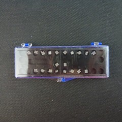 20XDental Mini Ceramic Brackets Roth/MBT 022 3/345Hooks Orthodontic Clear Braces