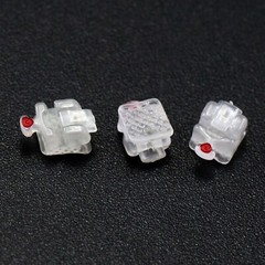 Dental Orthodontic Clear Self Ligating Brackets Ceramic Roth MBT 022 345 Damon