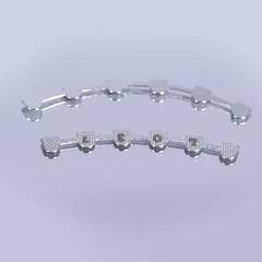 10Pcs/pack Dental Orthodonitc Lingual Retainer Bonding Splints U38#-47#/L29#-37#