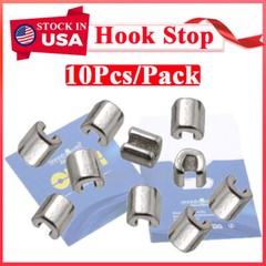 10Pc Dental Ortho Mini Crimpable Hook Stainless Tube Stop For Brace EASYINMSMILE