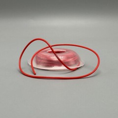 Dental Orthodontic Archwire Sleeve Elastic Protective Tube Wires Bracket 6 Color