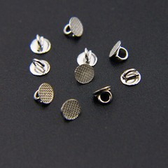 50 Pcs Dental Ortho Direct Bond Eyelets Round Crimpable Hook Lingual Button