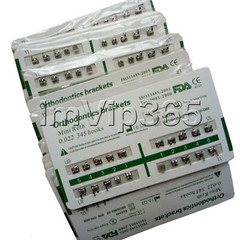 Dental Orthodontic Metal Bracket Brace Mini MBT/Roth Slot 022 Hooks 3-4-5 CE&FDA