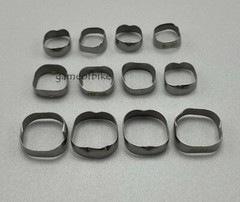Dental Orthodontic 1st Molar Bands Plain Molar Band Size #29-44+
