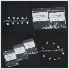 10 Pcs/Pack Dental Orthodontic Traction Hook Caplin Hook Round/Rectangle Base