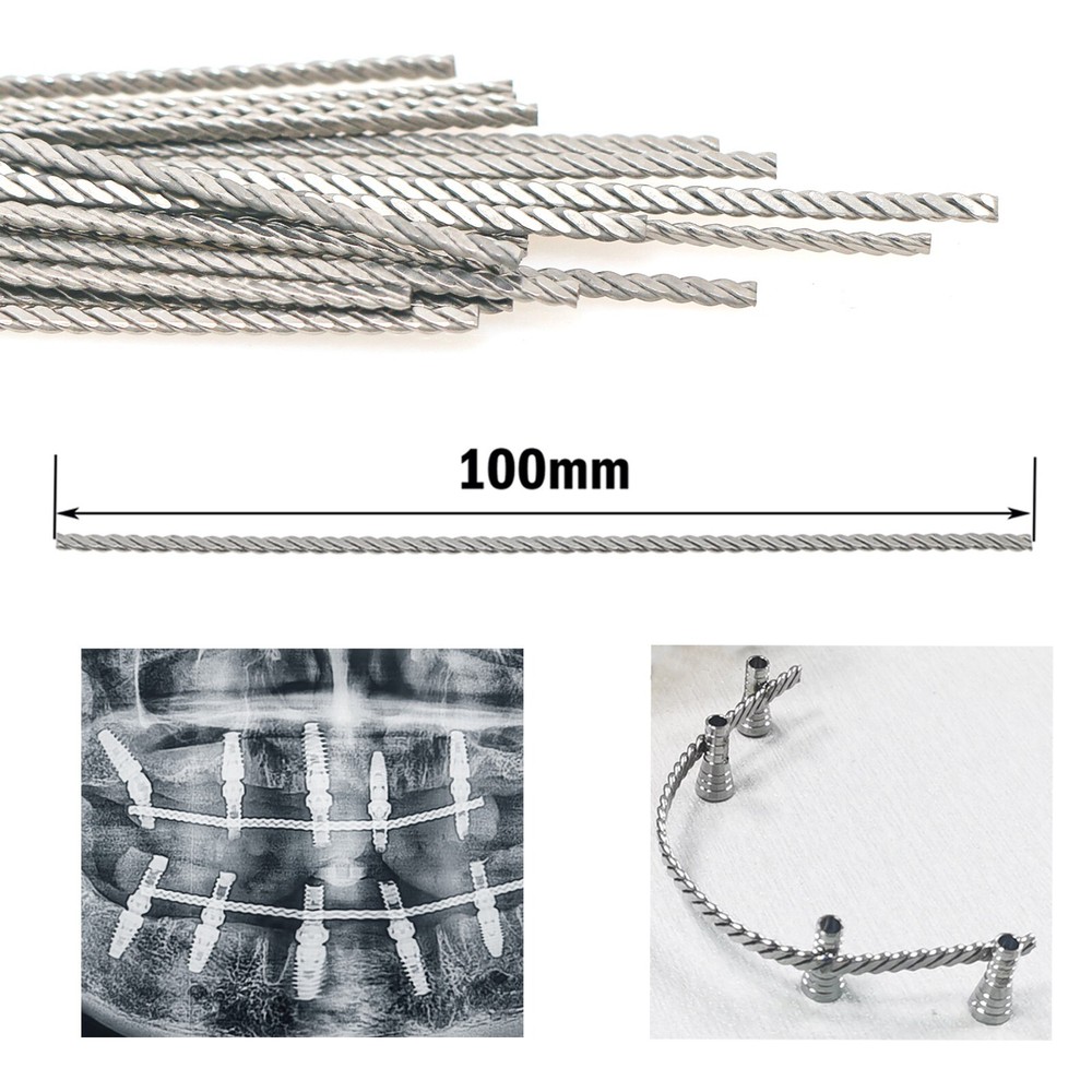 Dental Twist Ti Prosthesis Strengthener Wires fit Implant 4 inch Length Bredent