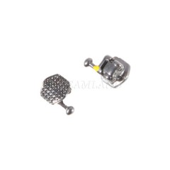 24pcs Dental Orthodontic Brackets Self Ligating Braces Metal Roth 345 Hooks Mini