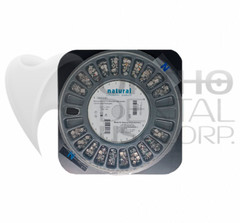 10 Cases Brackets (10 Patients) Monoblock Roth 0.22″ H3,4,5 Natural Orthodontic