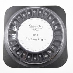 Dental Orthodontics CLASS ONE Ceramic Bracket Acclaim MBT .018 3 Type For Choose