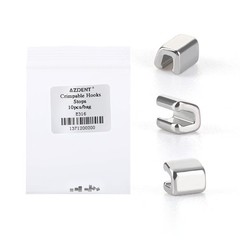 AZDENT Dental Orthodontic Universal Crimpable Hooks Split Stops 10Pcs/Pack