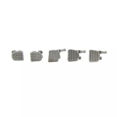 Dental Orthodontic Metal Brackets Braces Mini Roth MBT 018 022 345 Hooks MIM