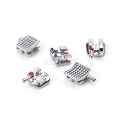 20Pcs Dental Orthodontic Brackets Braces Mini Roth MBT 022/018 Hooks 345 Metal