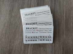 250 Sets Dental Brackets Standard Edgewise 022 Slot No Hook Orthodontics