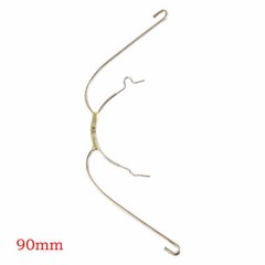 10Pcs Ortho Dental Stainless Steel Extraoral Face Bow With Cuspid Hook 6 Type