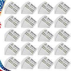 10-200 Packs Dental Orthodontic Brackets Brace Standard Roth.022 Hooks 3 4 5