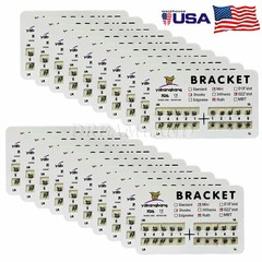 20 packs Dental Orthodontic Braces Brackets Mini Roth 022″Slot 3 Hooks Metal