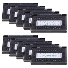 1-10 Sets Dental Orthodontic Self-ligating bracket Braces MINI ROTH.022 Hook 345