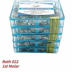 5Boxes Dental Orthodontic Buccal Tube 1st 2nd Molar Roth MBT 022 Mesh Base