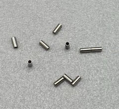100*Dental Orthodontic Crimpable Mini Stop Crimpable Hook tube Stopper 0.5/0.8mm