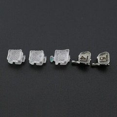 Orthodontic Damon Clear Self Ligating Bracket Ceramic Brace MBT Roth 022 Cu-Niti