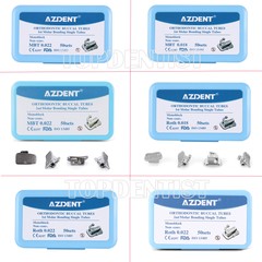 50Sets Dental Orthodontic Buccal Tubes Monoblock Tube 1st 2nd Molar MBT Roth 022