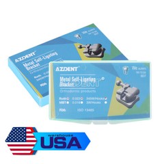 Dental Orthodontic Self Ligating Brackets Roth.022 Hook 345 Mesh Base/Monoblock