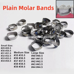10 Kits/40Pcs Dental 32Model Orthodontic Plain Molar Bands Roth 022 1st #29-44+