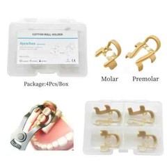 Dental Moisture Clip Cotton Roll Clips Premolar Molar Hemostatic Clamps Resin