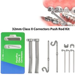Orthodontic Fatigue Resistant Device Kits Class II Corrector Push Rod 22-38mm