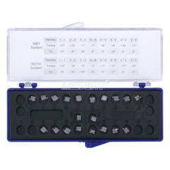 10X AZDENT Dental Orthodontic Ceramic Brackets Braces Roth Slot.022 Hooks 345 US