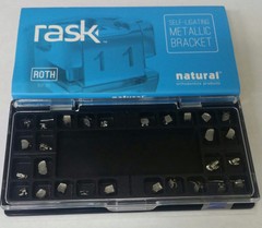 NATURAL Orthodontics Bracket Rask ROTH 0.022 H/3,4,5 Self-Ligating 7 to 7