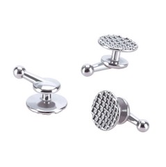 10Pcs Dental Orthodontic Bondable Lingual Buttons with Hook Round Base AZDENT