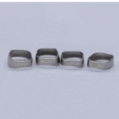 Dental orthodontic 14# 1st molar plain bands Dentaurum Size 4pcs/pack