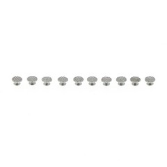 US Dental Orthodontic Metal Lingual Button Bondable Round Mesh Base 10Pcs/Pack