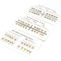Dental Bracket Ultrathin Monoblock MIM Edgewise ROTH MBT 022 018 345 Hook