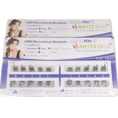 20 Sets Dental Orthodontic Metal Bracket MIM Monoblock Mini Roth 018 345 hook
