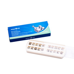 10Packs Dental Mini Brackets MBT/Roth 022 3/345 Hooks Orthodontic Metal Braces