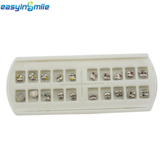 100Braces Orthodontic Dental Brackets Braces Metal MBT/ROTH 022 Slot 3/345Hooks