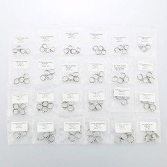 4 Pcs Dental Orthodontic Bands&Buccal Tube 1st Molar U1/L1 U2/L1 U3/L2 Roth 022